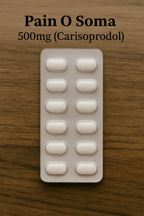 Pain O Soma 500mg (Carisoprodol)