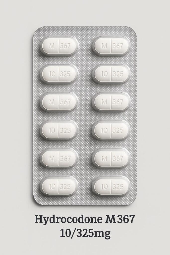 Buy Hydrocodone M367 10/325mg Online for Pain Relief USA