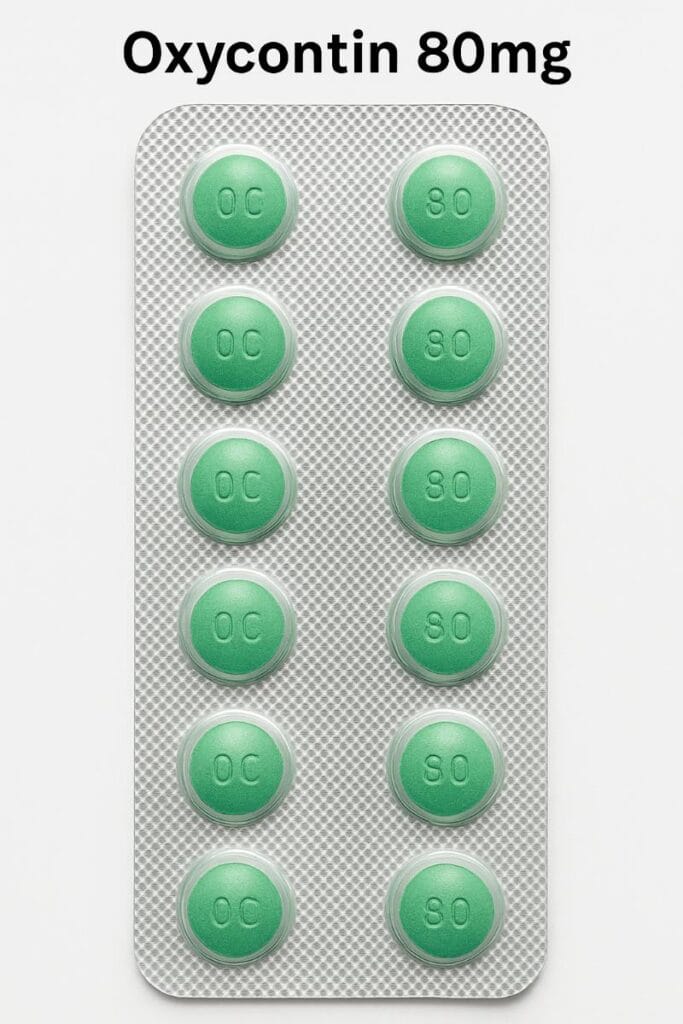 Buy Oxycontin 80mg Green OC80 Online in USA