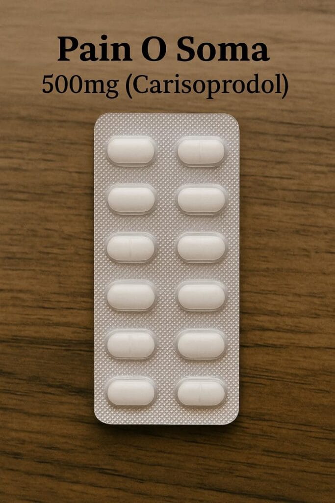 Buy Pain O Soma 500mg Online for Muscle Relaxation USA